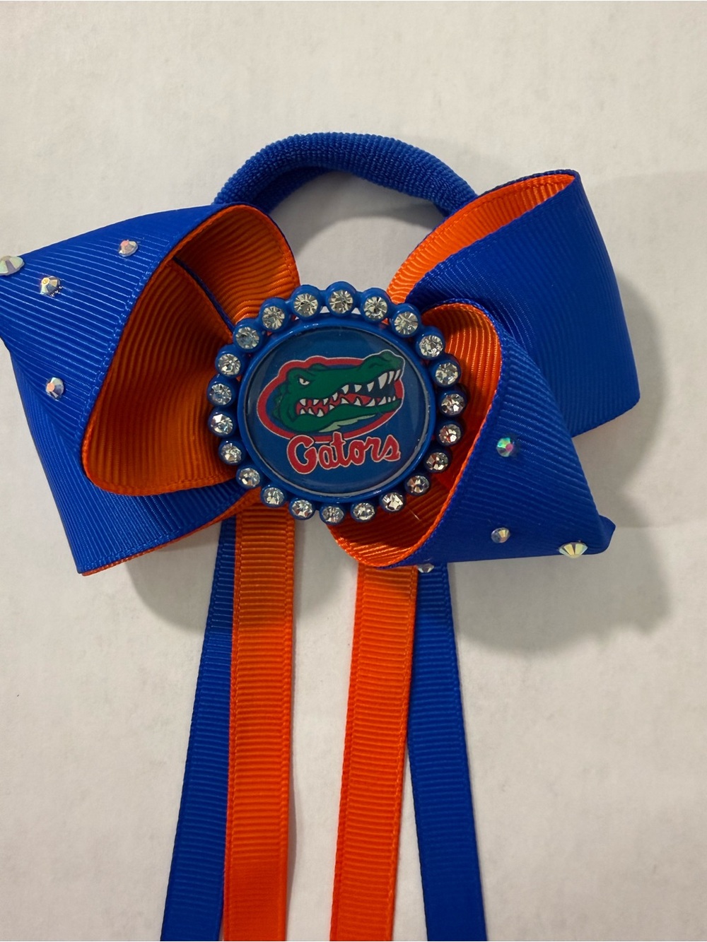 Gators Hair Bow Elastic